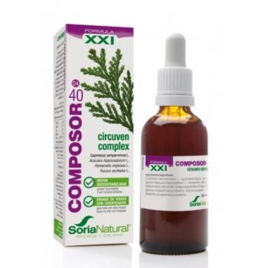 Composor 40, Circuven Complex Fórmula XXI (circulación), 50ml. Soria Natural