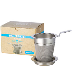 Filtro acero inoxidable con tapa, 5cm