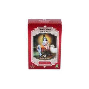 Henna Color Radhe Shyam Caoba Oscuro, 100 gr