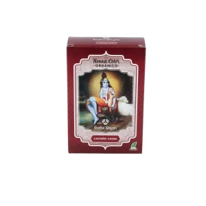 Henna Color Radhe Shyam Castaño Caoba, 100 gr