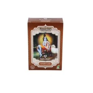 Henna color Radhe Shyam castaño claro, 100 gr