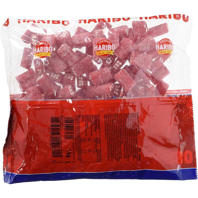 Ladrillos Rellenos Fresa Pica Haribo 1 Kg - Imagen 2
