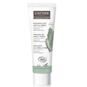 Mascarilla Piel Mixta y Grasa Arcilla Verde BIO, 100ml. Cattier