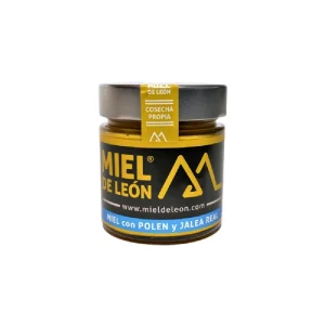 Miel con Polen y Jalea Real Eco Miel de León, 280 gr