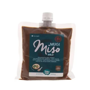 Mugi miso spout pouch, 345g. Terrasana