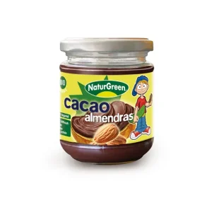 Crema de Cacao y Almendras Bio NaturGreen, 200 gr