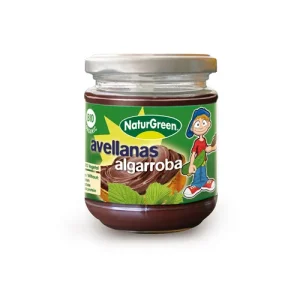Crema de Avellanas y Algarroba Bio NaturGreen, 200 gr