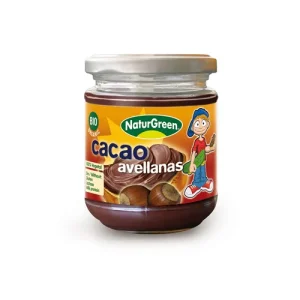 Crema de Cacao y Avellanas Bio NaturGreen, 200 gr