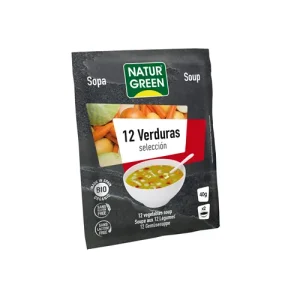 Sopa 12 Verduras Selección Bio NaturGreen, 40 gr