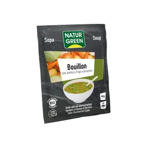 Sopa Bouillon con Avena y Trigo Bio NaturGreen, 40 gr