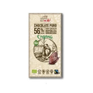 Chocolate Puro 56% Cacao Bio Solé, 100 gr
