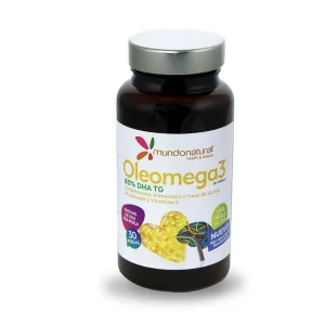 Oleomega 3 DHA (80%) 1000 mg. 30 perlas. mundonatural.