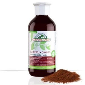 Champú a la Henna para Cabellos Caoba, 300ml. Corpore Sano