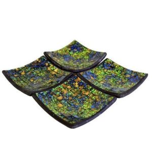 Jabonera Mosaico Musgo y Agua