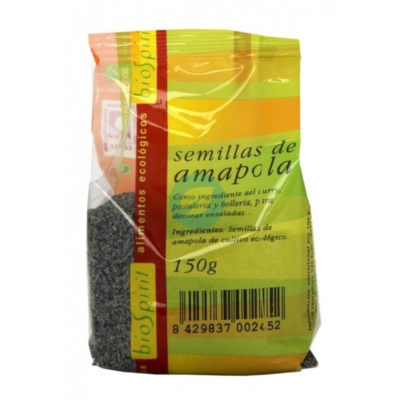 Semillas de Amapola Bio, 150g. Biospirit