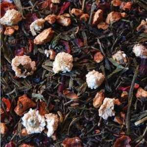 Té Rojo y Verde.Silueta de Verano