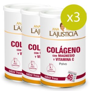 ¡OFERTA X3! Colágeno con Magnesio + Vit C en Polvo, 350 gr. Ana María LaJusticia