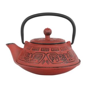 Tetera Hierro Colado Maoming Roja, 0,45L