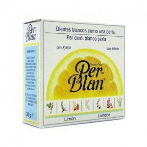 Dentífrico Blanqueante en polvo Limón, 30g. Per-blan