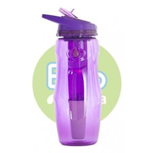 Botella con Filtro Bbo Tritan Púrpura 946ml, Irisana