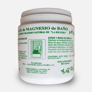Sales de Magnesio de Baño, 500g. «La Higuera» Santa Isabel