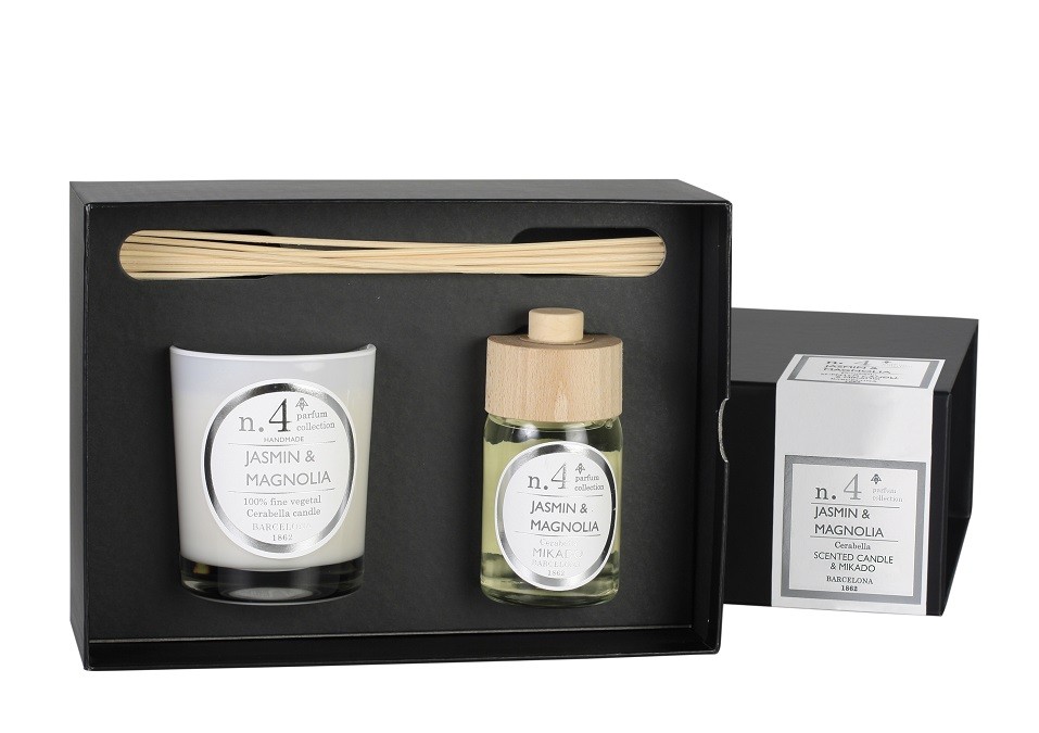 Set Vela + Mikado de Jazmín y Magnolia nº4, Cerabella