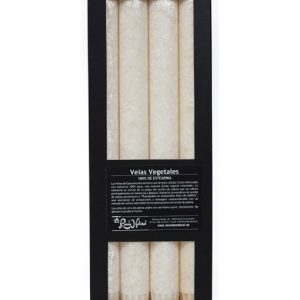 Vela Vegetal 100% Estearina (Blanca), 2,2 X 25 cm. Kerzenfarm