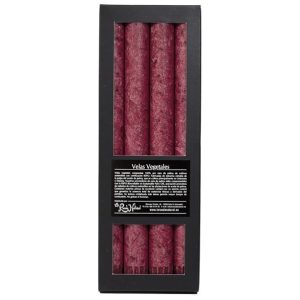 Vela Vegetal 100% Estearina (Roja), 2,2 X 25 cm. Kerzenfarm