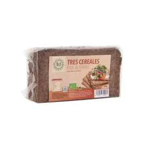 Pan Alemán Tres Cereales Bio Sol Natural, 500 gr