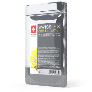 Parches de CBD, x10  20mg, para el dolor y las tensiones, Swiss FX