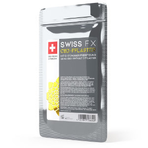 Parches de CBD, x3,  20mg, para el dolor y las tensiones, Swiss FX