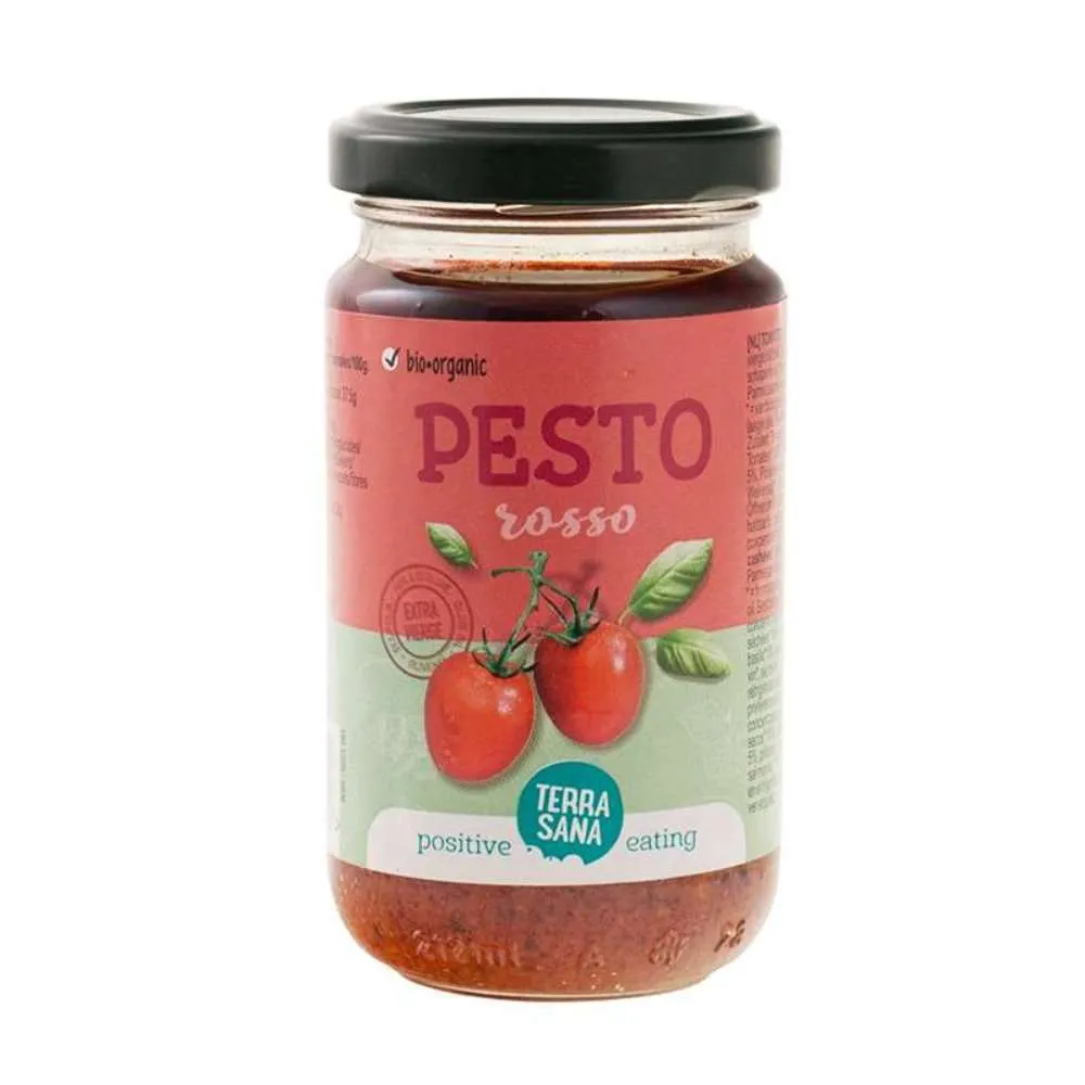 Pesto rosso (Rosado) Terrasana, 180 gr