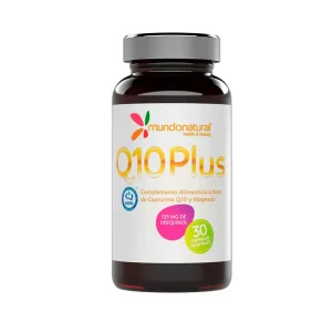 Q10 plus Ubiquinol 30 cápsulas. mundonatural