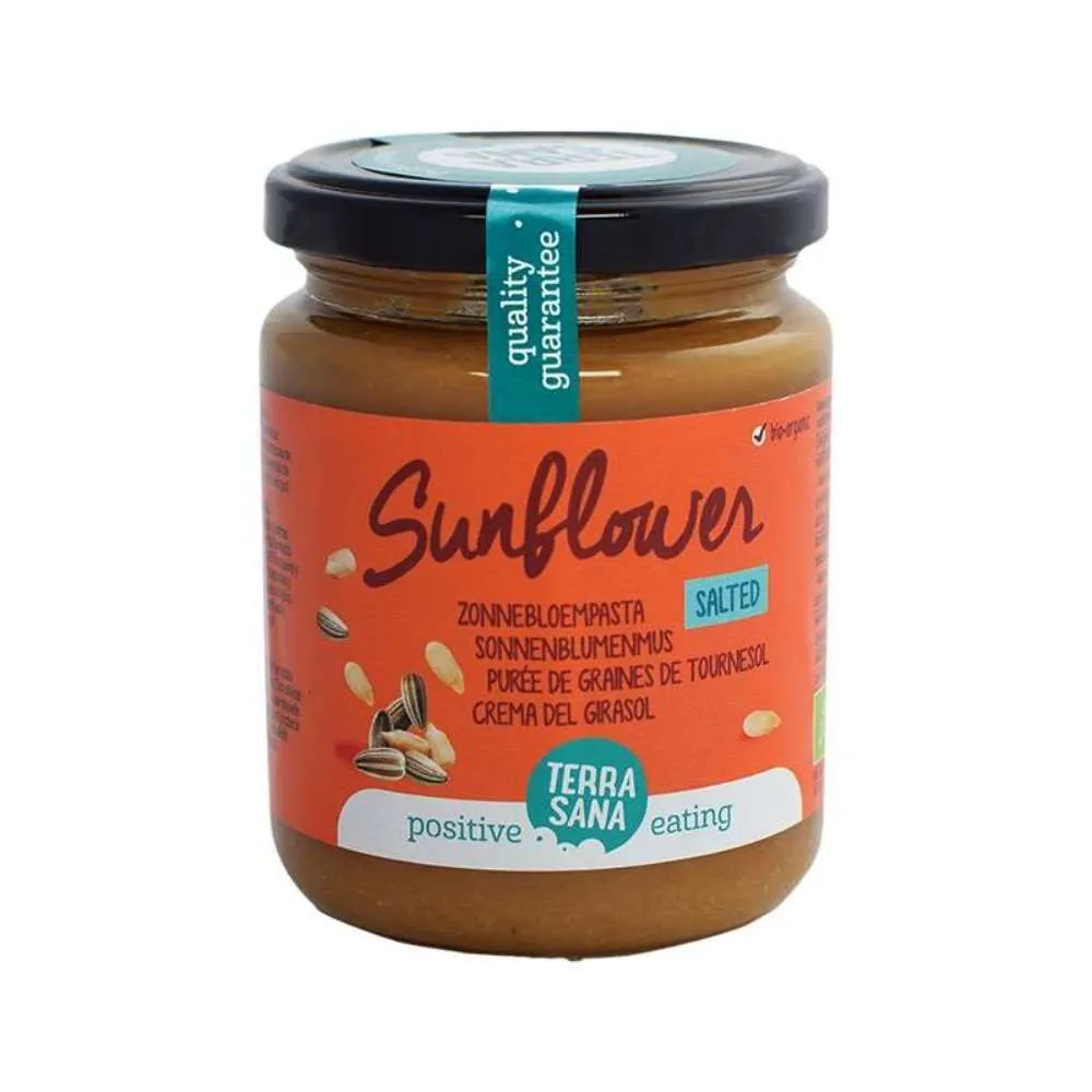 Crema de pipas de girasol con sal del himalaya. Terrasana, 250g.