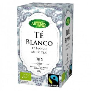 Té blanco Bio, 20 Filtros. Artemis