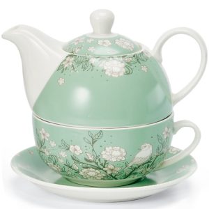 Juego de té para uno (Taza+Tetera+ plato) «Kyla»