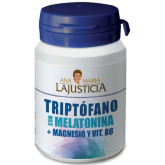 Triptófano con Melatonina + Magnesio + Vitamina B6, 60 comp. Ana María LaJusticia