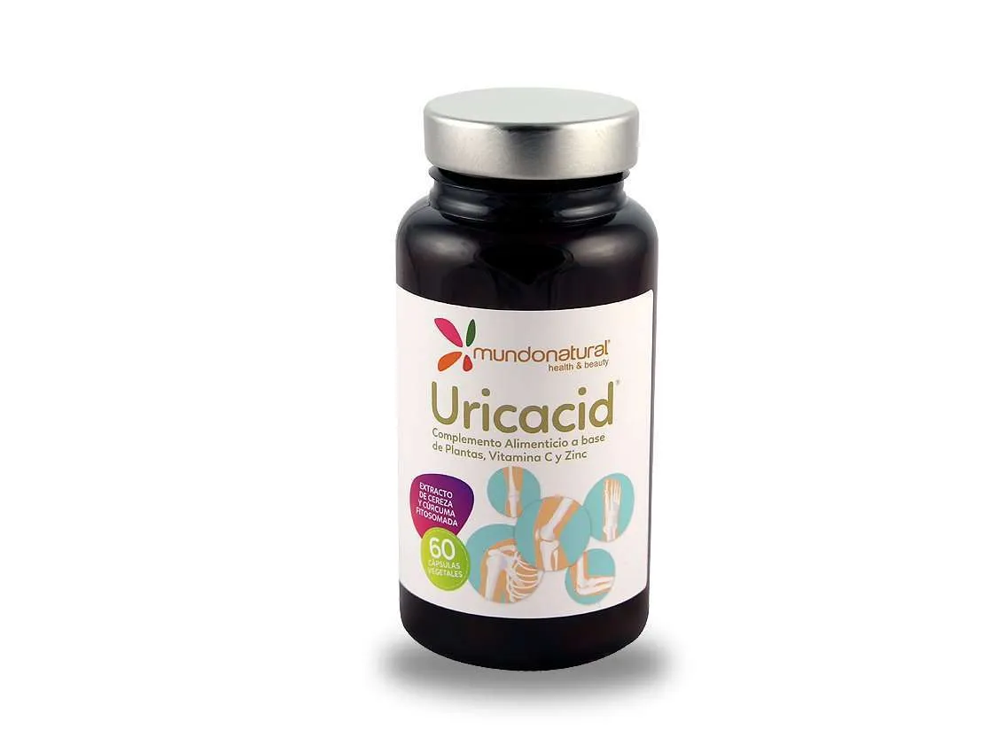 Uricacid 60 cápsulas. mundonatural.