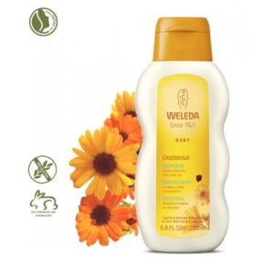 Baño de Crema de Caléndula para bebé, 200ml. Weleda