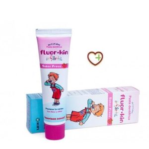 Fluor Kin Gel Junior Fresa, 75ml