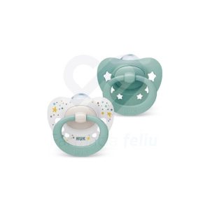 Nuk Chupete Signature Silicona 0-6 Meses, 2 Unidades