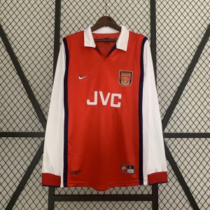 Camiseta Arsenal 98-99 Local Manga Larga