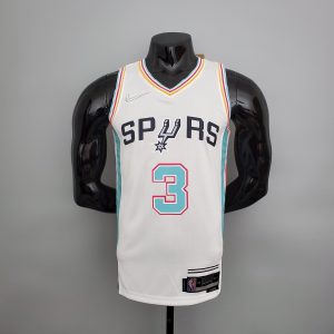 Camiseta San Antonio Spurs Johnson #3 City Edition White