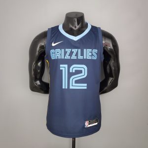 Camiseta Memphis Grizzlies Morant #12 City Edition Blue