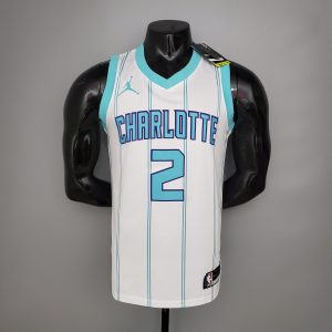 Camiseta Charlotte Hornets Ball #2 White