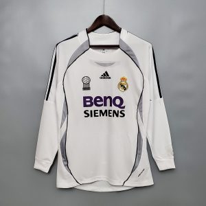 Camiseta Real Madrid 06-07 Local Manga Larga