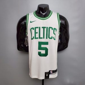 Camiseta Boston Celtics Garnett #5 Connect Recognition White