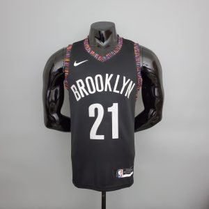 Camiseta Brooklyn Nets Aldridge #21 City Version Black