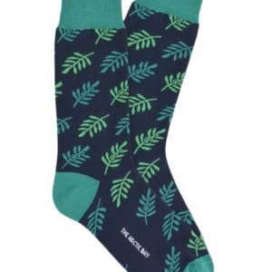 Calcetines olivo de algodón orgánico