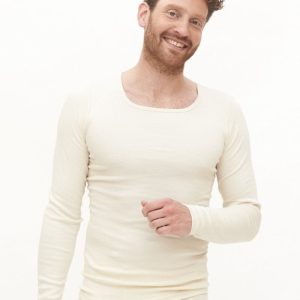 Camiseta interior manga larga hombre algodón orgánico